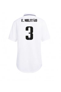 Fotbalové Dres Real Madrid Eder Militao #3 Dámské Domácí Oblečení 2022-23 Krátký Rukáv